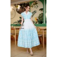 ราคา (xl)เดรสยาว เดรสสูท ลายไทย คอปก ลายหัวใจ ผ้าดีมาก งานป้าย lady sunshine (25733459184)