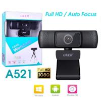 ราคา กล้องเว็ปแคม Webcam Oker A521 Full HD Webcam Auto Focus (24113308436)