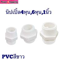 ราคา Power shopping นิปเปิ้ล4หุน 6หุน ข้อต่อน้ำpvc ขายแยกเป็นชิ้น (15532747181)