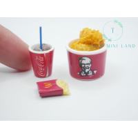 ราคา แยกขาย!! ชุด Fast Food จิ๋ว อาหารจิ๋ว ไก่ทอดจิ๋ว เฟรนช์ฟรายส์จิ๋ว โค้กจิ๋ว ไก่ทอด เฟรนช์ฟรายส์ โค้ก อาหาร kfc ของจิ๋ว (20008118655)