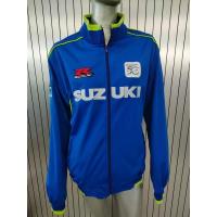 ราคา เสื้อแจ๊คเก็ต SUZUKI สีน้ำเงินแถบเขียว size L **ไม่มีถุง** สินค้าลิขสิทธิ์แท้ SUZUKI 100% (21966820834)