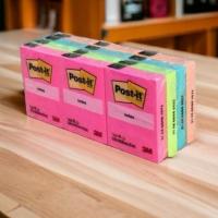 ราคา โพสต์-อิท 653-12AN 3M 1.5"x 2" (12เล่ม) สีสะท้อนแสง (22784146185)