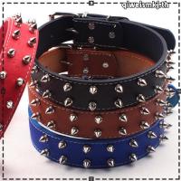 ราคา ปลอกคอสุนัข ขนาดใหญ่ ขนาดกลาง ปลอกคอหนัง มีหนาม สำหรับสัตว์เลี้ยง สุนัขพิตบูล (27427865796)