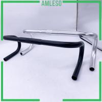 ราคา [Amleso] เกียร์คงที่อลูมิเนียม 420 มม.DIY Racing Handlebar Compact Vintage Ultralight Handlebars สําหรับการเดินทางสําหรับการเดินทาง (28072243584)