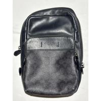 ราคา กระเป๋ามือสอง COACH กระเป๋าคาดเอว/กระเป๋าคาดอกผู้ชาย รุ่น Gotham Pack In Signature Leather สีดำ C5332 (43268339638)