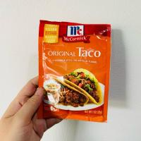 ราคา Original Taco Seasoning mix ตรา McCormick ซอสผงสำหรับทำทาโก้ แม็คคอร์มิก 28g Spice เครื่องปรุง ทาโก้ นำเข้าจากอเมริกา (24509046770)