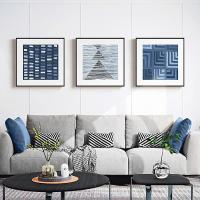 ราคา ชุด 4 ภาพวาดผนังนามธรรมสีฟ้าสําหรับตกแต่งห้องนั่งเล่นภาพวาดผ้าใบนามธรรมที่ทันสมัยสําหรับตกแต่งห้องนอนระดับไฮเอนด์ (54702185921)