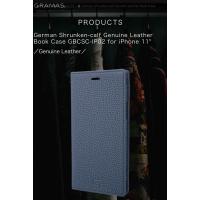 ราคา Clearance Sale GRAMAS German Shrunken-calf Genuine Leather Book Case for iPhone 11 แท้Shop แพคเกจชำรุด(ไม่มีกล่องนะ) (20492155087)
