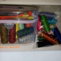 ราคา ชุดเย็บผ้า ชุดกล่องชุดดูเครื่องมือครัวเรือนด้ายเข็มอุปกรณ์เสริมซ่อมเสื้อผ้า (52502374771)