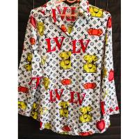 ราคา เสื้อเชิ้ตแขนยาวลายแบรนด์เนมมือสองสภาพดี (41510614874)