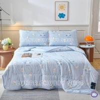 ราคา ผ้าห่มใยไหมน้ำแข็ง❄️นุ่ม ลื่น เย็น สัมผัสเย็น ป้องกันไรฝุ่น ไม่ติดขนสัตว์ เกรดพรีเมี่ยม (44000141432)