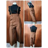 ราคา ของจริงดูดี สวย ใหม่ สีจริงโกโก้ จะเข้มกว่าในรูปหน่อยค่ะ เอี๊ยมขากระบอก เอี๊ยมกางเกงมือสอง เอี๊ยมวินเทจ นำเข้าเกาหลี จีน (24104172286)