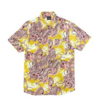 ราคา Wrap Around เสื้อเชิ๊ต ผ้าเรยอน ลายเสือโคร่ง ทรงฮาวาย สีเหลือง (23329261060)