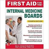 ราคา First Aid for the Internal Medicine Boards, 4ed - ISBN : 9781260288261 (11859489592)