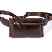 ราคา กระเป๋าคาดเอว/คาดอก ผู้ชาย หนังแท้ ใบเล็ก รุ่นLB14 (สีน้ำตาล) (8551681407)