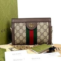 ราคา GUCCI BAGS GG SUPREME SHOULDER BAG/CROSSBODY BAG 602676 สี Brown ของแท้ 100% (40920426978)