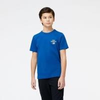 ราคา New Balance Kids Essentials เสื้อยืดแขนสั้นผ้าฝ้าย Reimagined - ATLANTIC BLUE (29762233361)