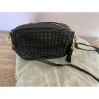 ราคา กระเป๋าหนังสานสีดำซิป2ช่อง (21690197841)