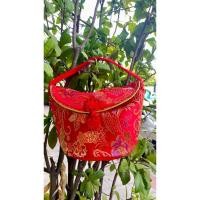 ราคา ถุงใส่ส้มมงคล กระเป๋าใส่ส้ม ถุงใส่ส้มตรุษจีน ทรงก้อนทอง ถุงแดง (15715694277)