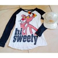 ราคา เสื้อยืด Pink panthers มือสอง (4107113394)