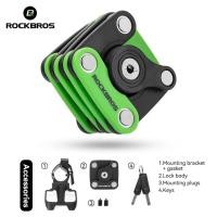 ราคา ร็อคโบรส์ ล็อคพับได้ กันน้ํา ป้องกันการโจรกรรม ขนาดกะทัดรัด สำหรับจักรยาน (50351079230)