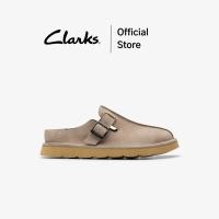 ราคา Clarks รุ่น SOLSBURY MULE สี GREY SUEDE รองเท้าแตะ หนังกลับ คุณภาพดี ใส่สบาย (29383028379)