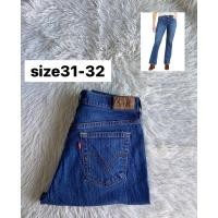 ราคา กางเกงยีนส์ลีวาย 505 Straight Leg แท้%มือสอง (29969425924)