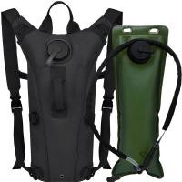 ราคา กระเป๋าน้ำยุทธวิธี 3L สะพายหลัง สีดำ พร้อมส่งจากไทย - เป้น้ำแบบพกพาสำหรับเดินป่า กีฬากลางแจ้ง (43553042165)