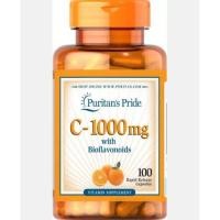 ราคา Vitamin C-1000 mg with Bioflavonoids [ 100เม็ด ] Puritan's Pride วิตามิน ซี ของแท้ จากอเมริกา***EXP 03/2023 (6135818873)