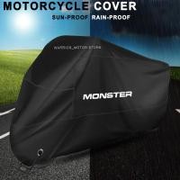 ราคา For DUCATI Monster 796 Hypermotard 696 695 2015 Motorcycle Cover UV Protection Dustproof Snowproof (26893659885)