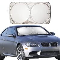 ราคา ม่านบังแดดรถยนต์ ด้านหน้า กันรังสี UV พับได้ บังแดดกระจกหน้ารถยนต์ ผ้าปิดกระจกหน้ารถกันแดด (21480654735)