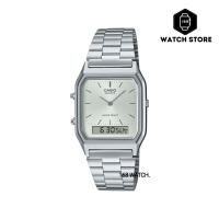ราคา CASIO นาฬิกาข้อมือ VINTAGE รุ่น AQ-230A-7AMQY ของแท้ประกันศูนย์ 1ปี (55803715948)