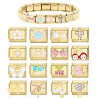 ราคา อิตาเลี่ยน Charm Links สําหรับสร้อยข้อมือใหม่แฟชั่น Charm สร้อยข้อมือเพื่อนครอบครัว DIY โมดูลสร้อยข้อมือ Charm อิตาเลี่ยน Links Fit 9 มม.สร้อยข้อมือสแตนเลสเครื่องประดับ DIY ทํา (24090227994)