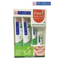 ราคา ยาสีฟัน สปาร์คเคิล ทริปเปิ้ลไวท์ เซ็ตสุดคุ้ม 200กรัม+40กรัม (3478177914)