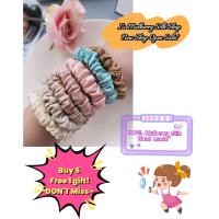 ราคา 100% Mulberry SIlk Scrunchies ผู้หญิง Pure SIlk Scrunchie ผม care 19 momme 1 ซม.หญิงผม Ties (24219205360)