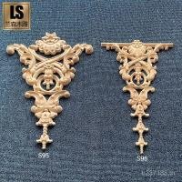 ราคา ตู้ประตูไม้ดอกไม้ไม้แกะสลักสายไฟไม้เนื้อแข็งตกแต่ง ตงหยาง รูปลอกดอกไม้ชิปแกะสลักประตูไม้ยุโรปไม้แกะสลักกลวง เคดีเอฟ5 (53703163879)