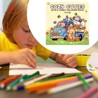 ราคา [UsusexaMY] สมุดระบายสีน่ารัก สมุดระบายสีสีน้ํา 21x21 ซม. แบบพกพาสําหรับเพื่อน ครอบครัวสําหรับวันหยุดไอเดียพิเศษ (41657335493)