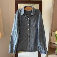 ราคา เสื้อเชิ้ตสียีนส์ผ้านิ่ม ป้าย Old Navy (25072839498)