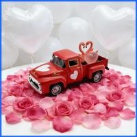 ราคา Con Valentine s Days เครื่องประดับรูปหัวใจรถกระบะโมเดล Die-Made (46654095067)