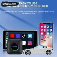 ราคา Wireless Carplay Android Auto AI กล่องทีวีบลูทูธ AI Box Plus 8+128GB/4+64GB QCM 8-Core 6125 CPU ในตัว GPS Glonass (26185263276)