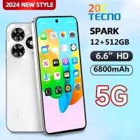 ราคา TECNO Spark 20C 5Gโทรศัพท์มือถือเดิมที่ขายดีที่สุดโทรศัพท์มือถือAndroidสมาร์ทโฟน12GB+512GBโทรศัพท์มือถือราคาถูก6.7นิ้วโท (28069079651)