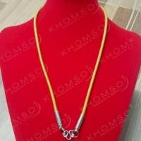 ราคา สร้อยพระเชือกร่ม เชือกร่มสีทอง 1องค์ขนาดเชือก 4มิล(10 แถม 1) (13850484744)