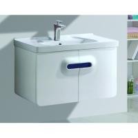 ราคา เคาน์เตอร์อ่างล้างหน้าPVC แบบแขวน ตู้เก็บของพร้อมชั้นวาง PCP-009 (7953764322)