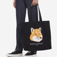 ราคา Maison KitsunéFOX HEAD TOTE BAG (1991756778)