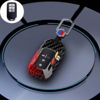 ราคา Reflection Rarbon fibre ฝาครอบกุญแจรถสําหรับ Honda City Hatchback CRV Civic HRV BRV Jazz Accord 2014 ถึง 2022 Keyless สมาร์ท Entry Key (28228932524)