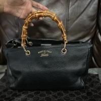 ราคา Gucci Bamboo Shopper Tote Leather Medium (6542391243)