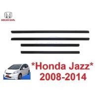 ราคา 4ชิ้น คิ้วรีดน้ำ ตัวนอก Honda Jazz 2008-2014 ฮอนด้า แจ๊ส คิ้วรีดน้ำขอบกระจก ยางรีดน้ำประตู คิ้วรีดน้ำประตู (27939079346)