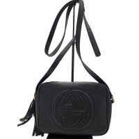 ราคา GUCCI shoulder bag small disco bag_soho leather BLK Direct from Japan Secondhand (41777690857)