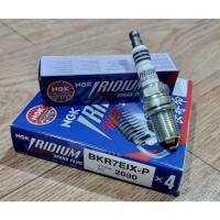 ราคา แท้* หัวเทียน NGK IRIDIUM MAX BKR7EIX-11P (2690) (1ชุด4หัว) dual iridium มีอิริเดียมสองฝั่ง กราวalloy แม่เหล็กดูดไม่ติด (45101956964)