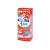 ราคา Dutch Mill ดัชมิลล์ นมเปรี้ยว ยูเอชที รสสตรอเบอร์รี่ 180 มล. (24854305614)